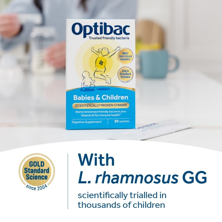 Award winning Optibac Probiotics Babies & Children - highly researched with L. rhamnosus GG - 90 sachets
